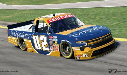 Official 2025 #02 Nathan Byrd Hopegivers With Numbers