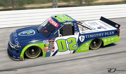 Official 2025 #02 Nathan Byrd Timothy Plan With Numbers