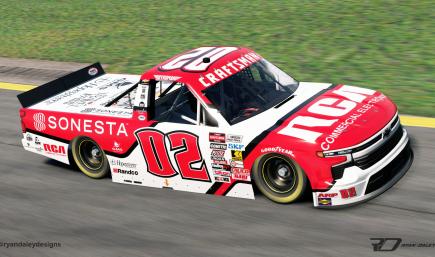 Official 2025 #02 Nathan Byrd RCA/Sonesta No Numbers