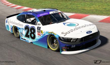 Official 2025 #28 Kyle Sieg Sustainachem No Numbers