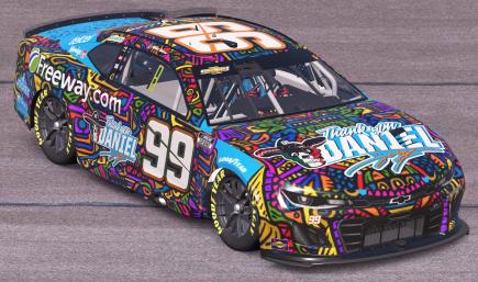 Daniel Suárez Trackhouse Racing Freeway Thank You Daniel