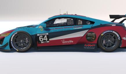 Childrens Miracle Network ExtraLife Acura GT3