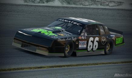 Scott Frampton 2025 Jennerstown Speedway Charger (Sim Stamped Casino M2 Street Stock)