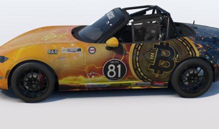 Bitcoin Racing US MazdaMX5