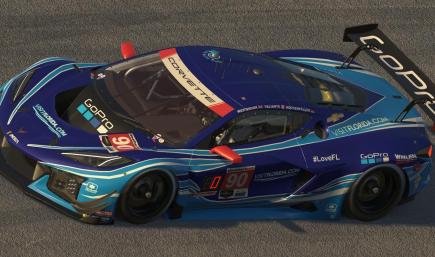 #90 VisitFLORIDA.COM Corvette Z06 GT3.R Replica