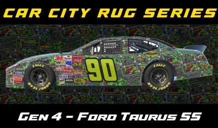 Car City Rug - Gen 4 Ford Taurus - 2003 Super Speedway Body