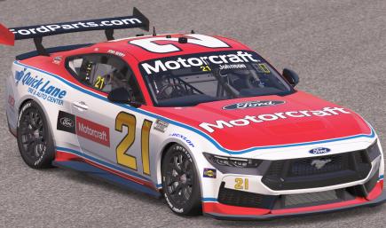 Josh Berry Wood Bros Racing Motorcraft QuickLane