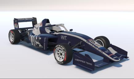 Super Formula Lights SF23 WT Blue Carbon