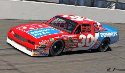 1987 #30 Michael Waltrip Dominos Pizza Chevy No Numbers