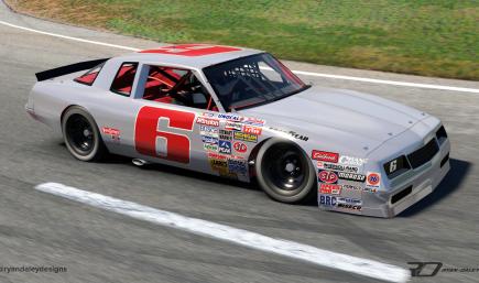 1987 #6 DK Ulrich US Racing - Red Numbers