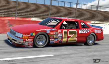 1987 #12 Slick Johnson Hesco Exhaust 