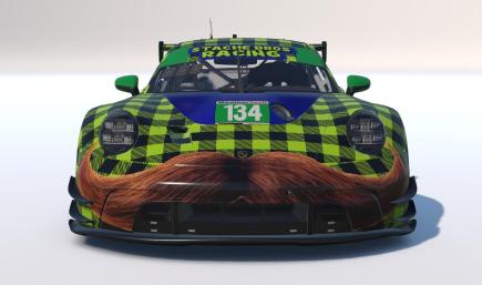 Mustached Stache Bros Racing Porsche 911 GT3 R IMSA GTD!