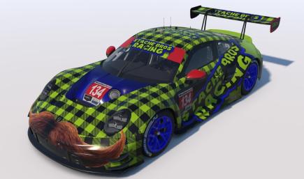 Mustached Stache Bros Racing Porsche 911 GT3 R IMSA GTD Pro!