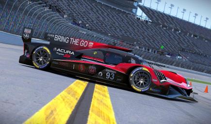 Meyer Shank Racing #93 2025 IMSA Daytona Test Livery