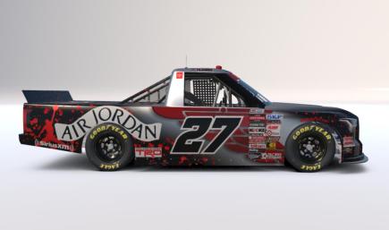 Misael Flores #27 Air Jordan Truck Toyota Tundra TRD