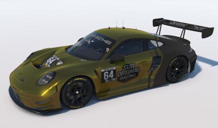 Sub Optimal Racing Gold and Black