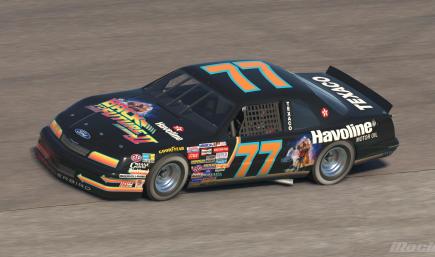 Davey Allison 1989 Back to the Future 2 Sim Stamp