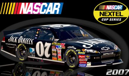 #07 Clint Bowyer 2007 Jack Daniels Impala SS COT Sim Stamped Number