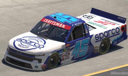 2025 Bayley Currey Sparco Chevrolet Silverado RST