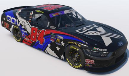 Mike Watts OBRL Kylou Glass Series GovX Ford Mustang