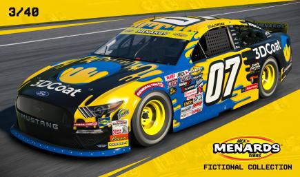 #07 3DCoat Fictional ARCA Mustang