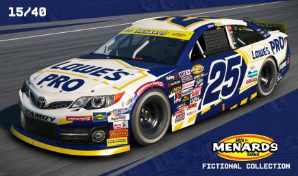 #25 Lowes Pro Fictional ARCA Camry