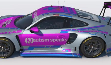 Autism Speaks Porsche 992r GT3