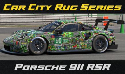 Car City Rug - Porsche 911 RSR 