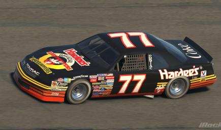 Dale Jarrett 1989 Pontiac Ghostbusters Hardees Coke 600 Sim Stamp