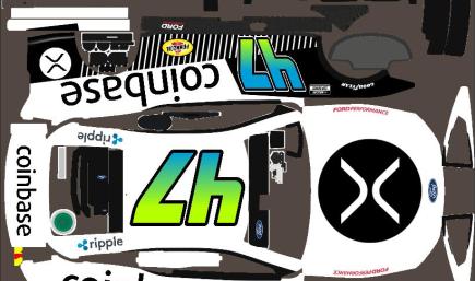 XRP Coinbase - NextGen Ford Mustang (Custom #47