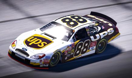 #88 Dale Jarrett 2004 UPS Ford Credit Cust Num