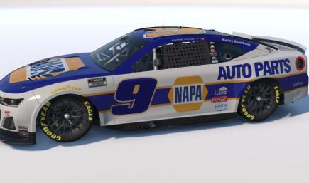 2026 Chase Elliott NAPA Auto Parts Scheme