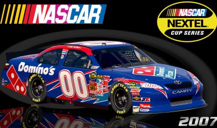 #00 David Reutimann 2007 Dominos Toyota Camry COT