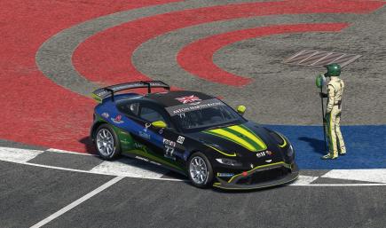 AMOC Aston Martin Vantage GT4 2025 black