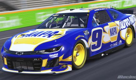 (2026) #9 Chase Elliott NAPA Chevrolet Camaro Concept (Sim-Stamped)