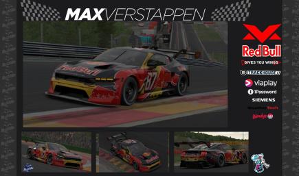 Verstappen Racing Trackhouse Concept #87 Ford Mustang GT3