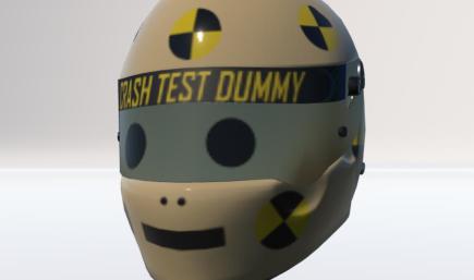 Crash Test Dummy Helmet