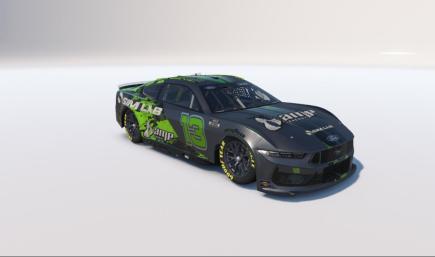 NASCAR Next Gen Ford Mustang AMP/Simlab Black/Green Camo
