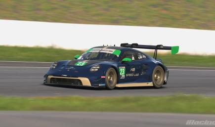 HB Speed Lab Blue and Carbon - IMSA Numbers