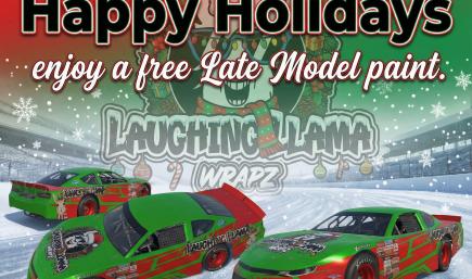 Christmas Llama Late Model Stock 