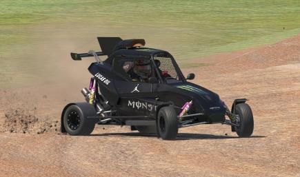 Monster Energy Drink Cross Car