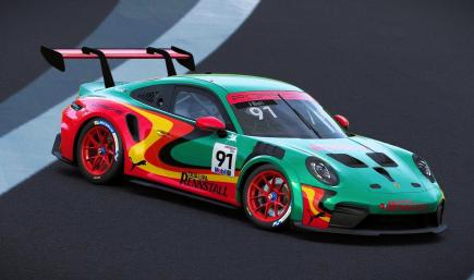 Sean Bull Design - 2025 Dua Lipa Rennstall Porsche Livery Design