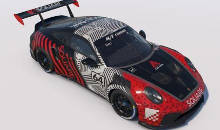 Square Porsche Cup Car