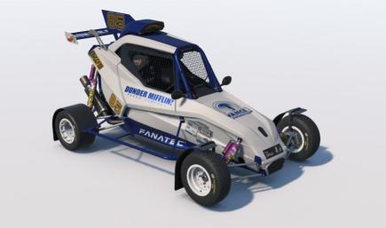 Dunder Mifflin Cross Car