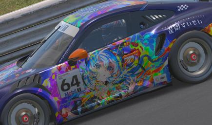 hololive - Hoshimachi Suisei (Porsche 992.2 Cup) [Anime/Vtuber/Itasha] 