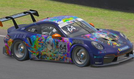 hololive - Hoshimachi Suisei (Porsche 992.2 Cup) [Anime/Vtuber/Itasha] 