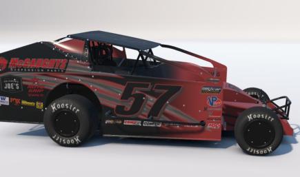 Black and Red dirt modified