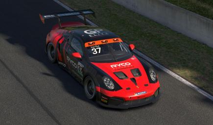 Porsche 991 Cup (992.2) - Ryco (Red and Black)