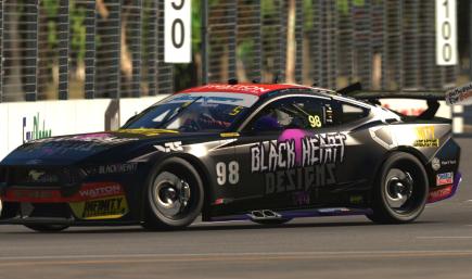 #98 Infinity Motorsport Black Heart Designs Gen 3 Mustang