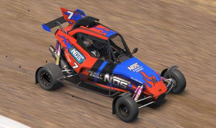 NOS Energy Cross Car